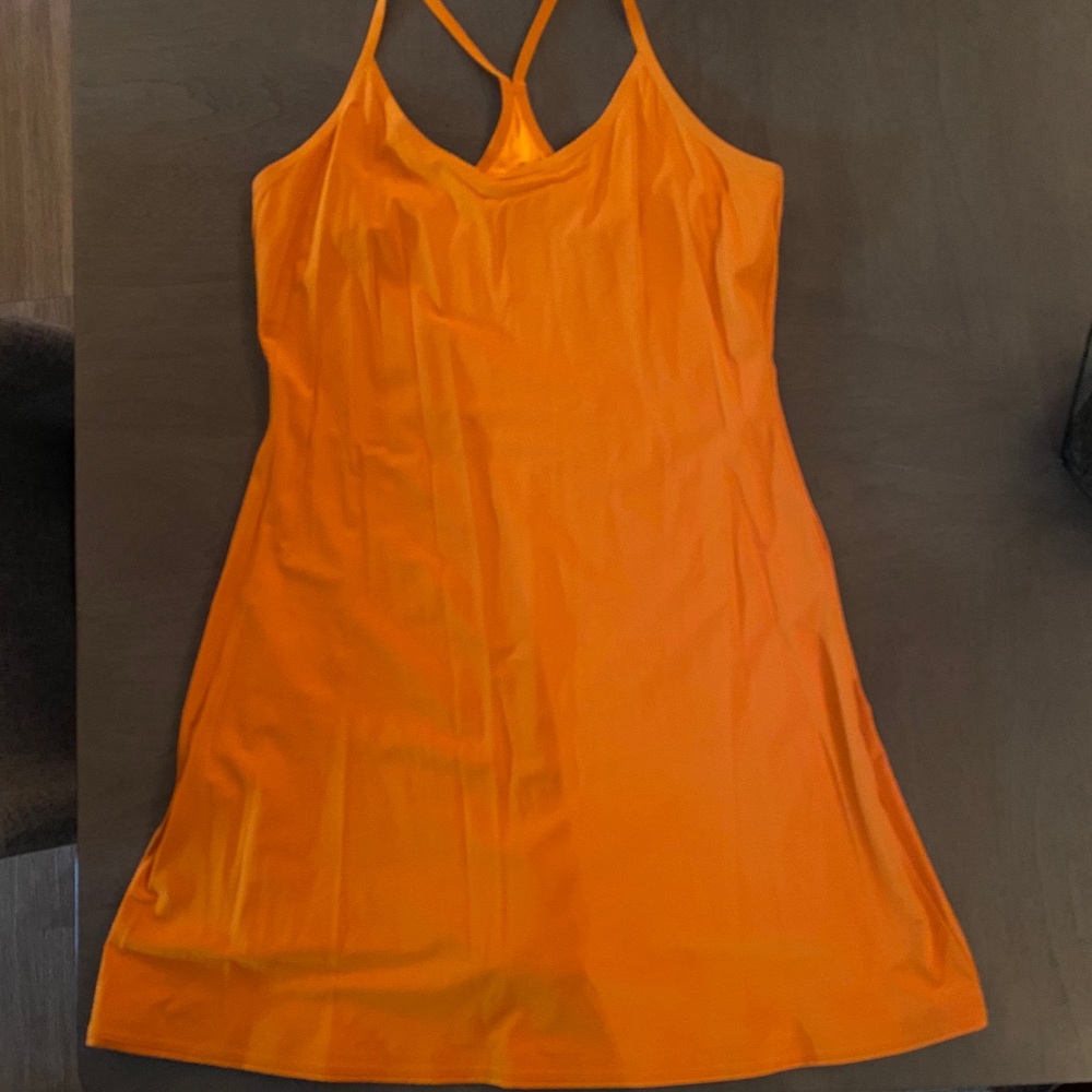 NWT Outdoor Voices Orange Exercise Dress